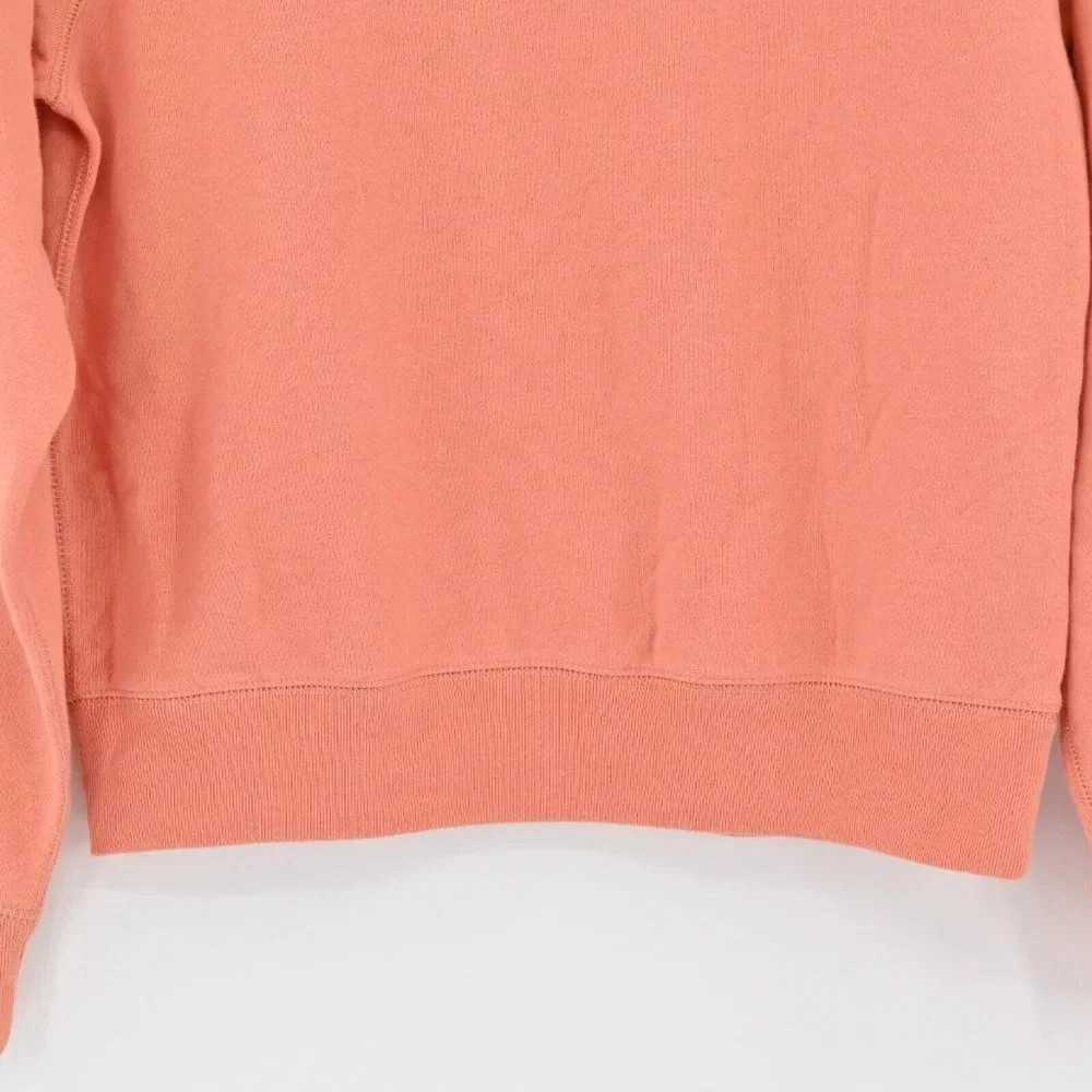 EVERLANE Womens Coral Orange Crewneck Sweatshirt Athleisure Loungewear Size XS - Picture 3 of 8